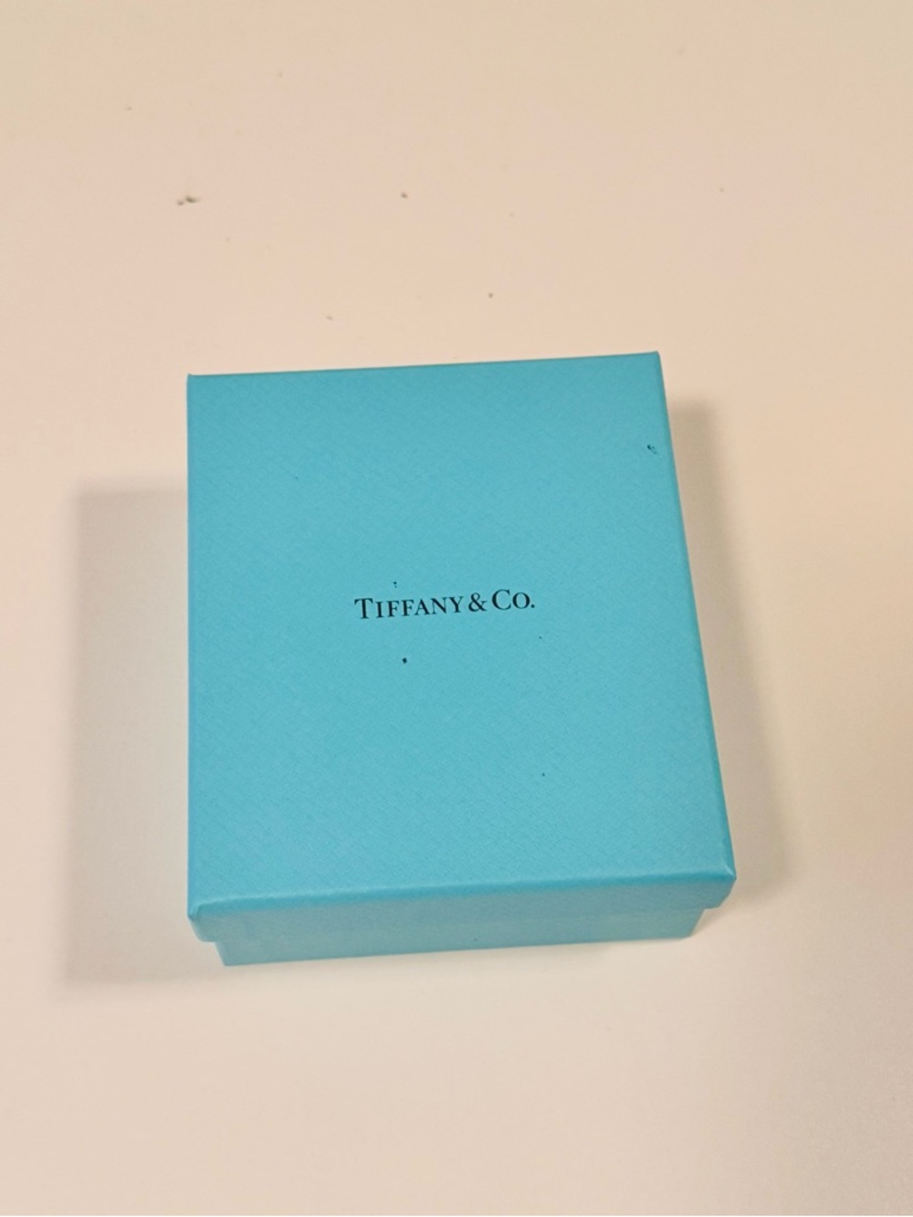 Tiffany & Co Empty Blue Gift Box 4"x3.5"  Robin Blue Pre-Owned